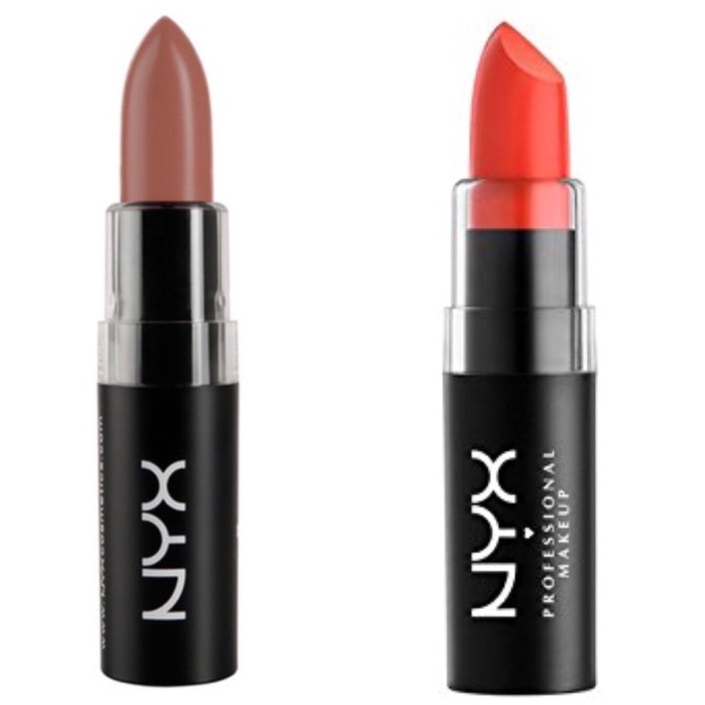 Set of two NYX Matte Lipsticks